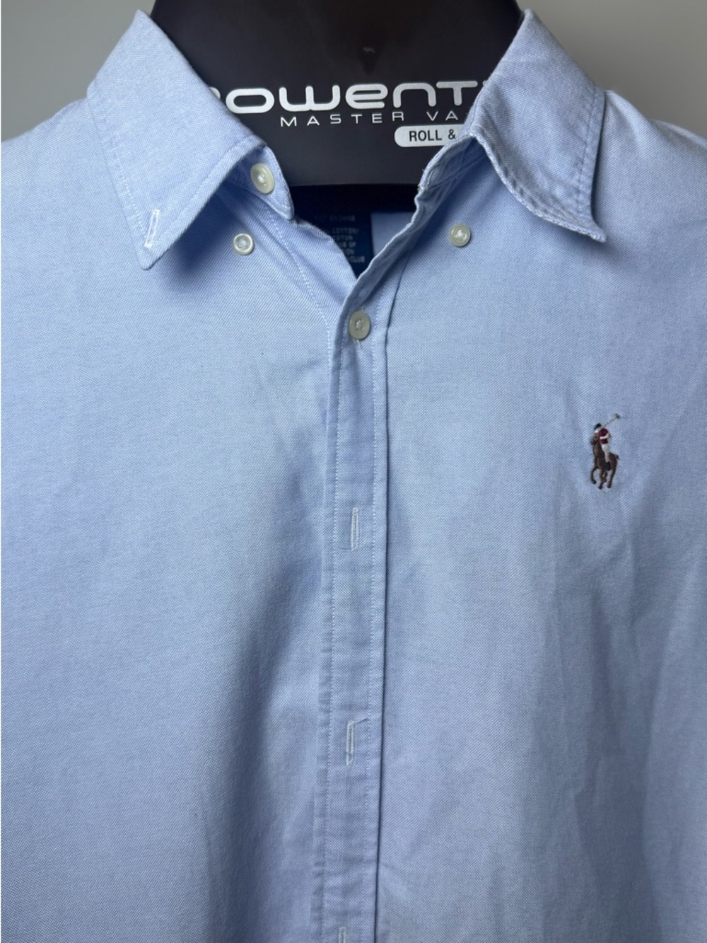 Ralph Lauren Light Blue Button-Down Oxford Shirt-slim fit - Picture 4 of 14